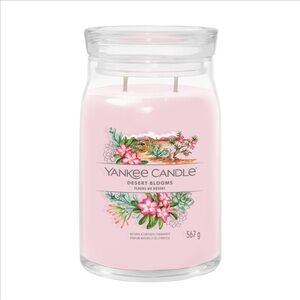 Yankee Candle Desert Blooms Pink Tumbler Candle 20 oz